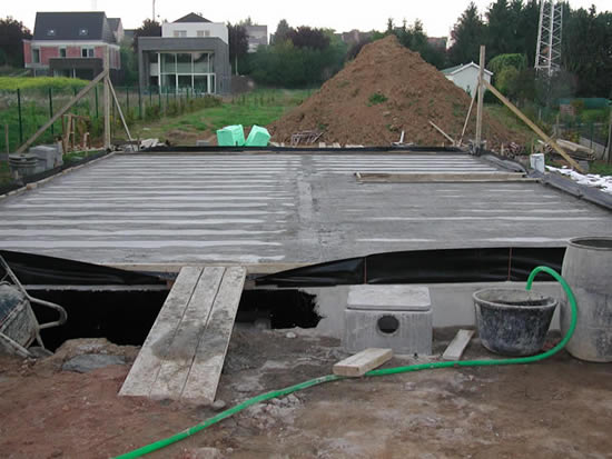  De kelder is toegelegd met welfsels 