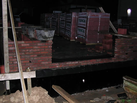  Muur waar Keukendeur in moet komen 