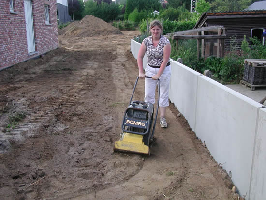  Aantrillen van de grond 