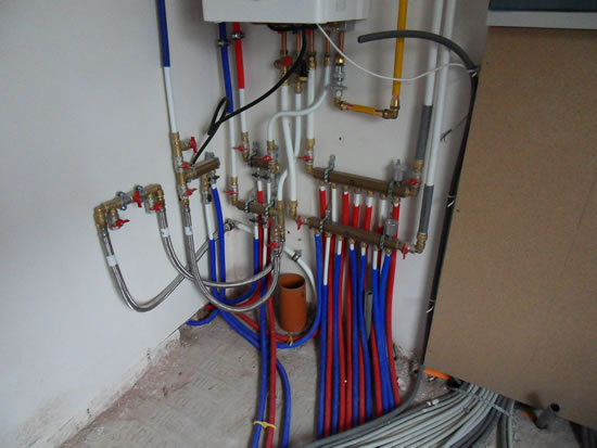 Collectoren en sanitaire leidingen