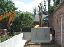 plaatsen keerwanden